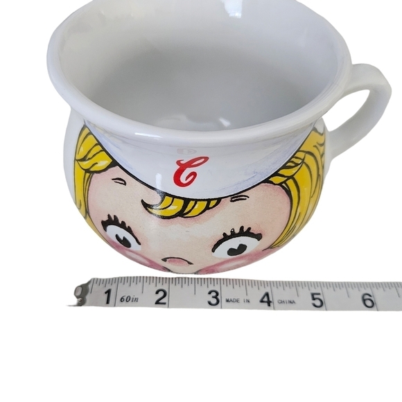 Vintage 1998 Campbell's Soup Bowl / Mug - Front and Back view of Houston Harvest - Picture 3 of 6